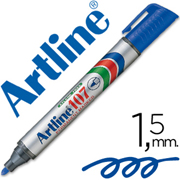 ARTLINE MARCADOR PERMANENTE 107 1.5mm AZUL EK-107A